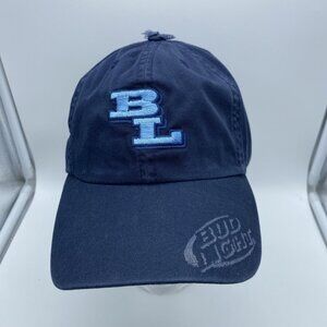 Bud Light Beer Adjustable Adult Blue Baseball Cap Hat Strap-back 2001